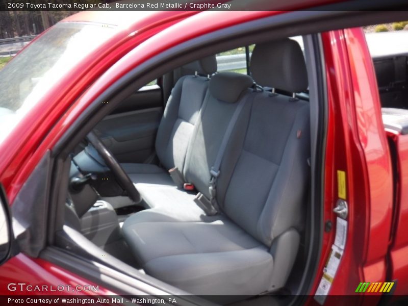 Barcelona Red Metallic / Graphite Gray 2009 Toyota Tacoma Regular Cab