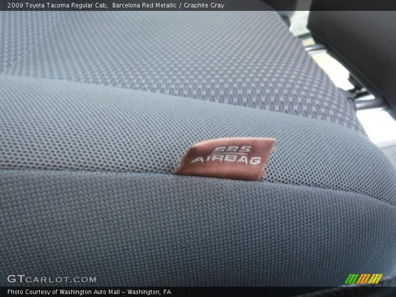 Barcelona Red Metallic / Graphite Gray 2009 Toyota Tacoma Regular Cab