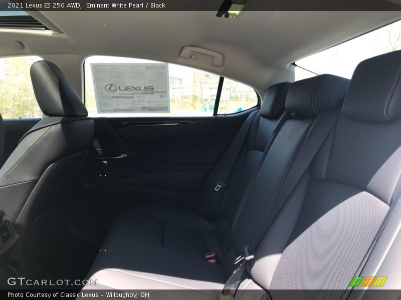 Eminent White Pearl / Black 2021 Lexus ES 250 AWD