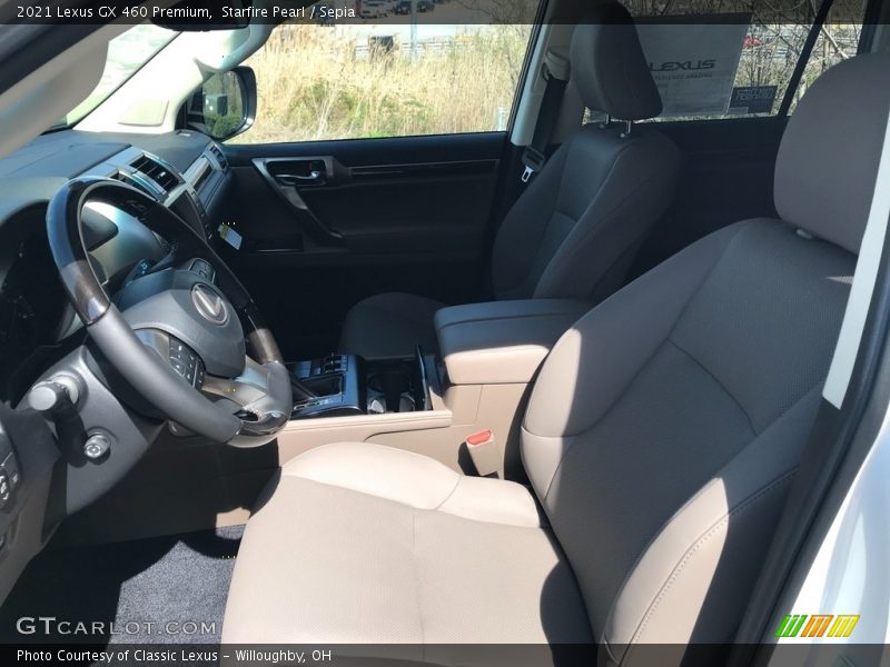 Starfire Pearl / Sepia 2021 Lexus GX 460 Premium