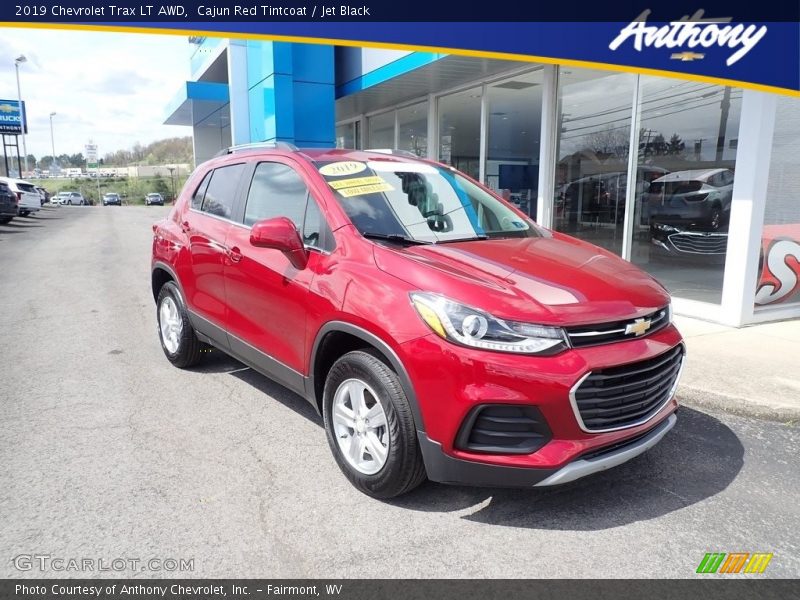 Cajun Red Tintcoat / Jet Black 2019 Chevrolet Trax LT AWD