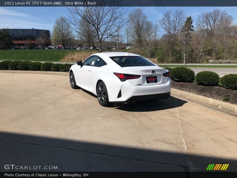Ultra White / Black 2021 Lexus RC 350 F Sport AWD