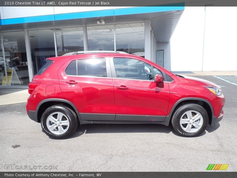 Cajun Red Tintcoat / Jet Black 2019 Chevrolet Trax LT AWD