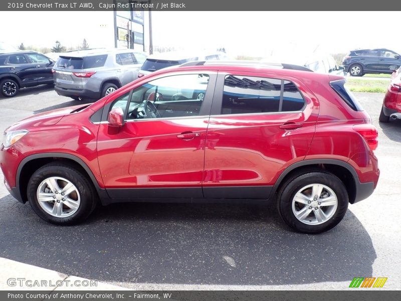 Cajun Red Tintcoat / Jet Black 2019 Chevrolet Trax LT AWD
