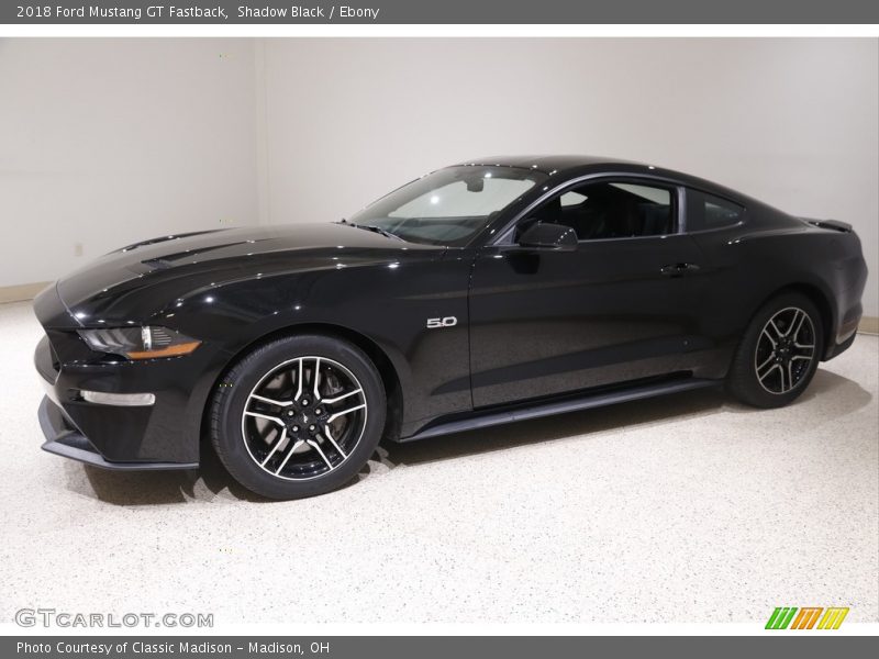 Shadow Black / Ebony 2018 Ford Mustang GT Fastback