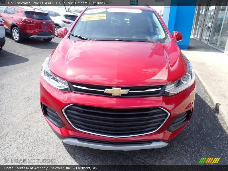 Cajun Red Tintcoat / Jet Black 2019 Chevrolet Trax LT AWD