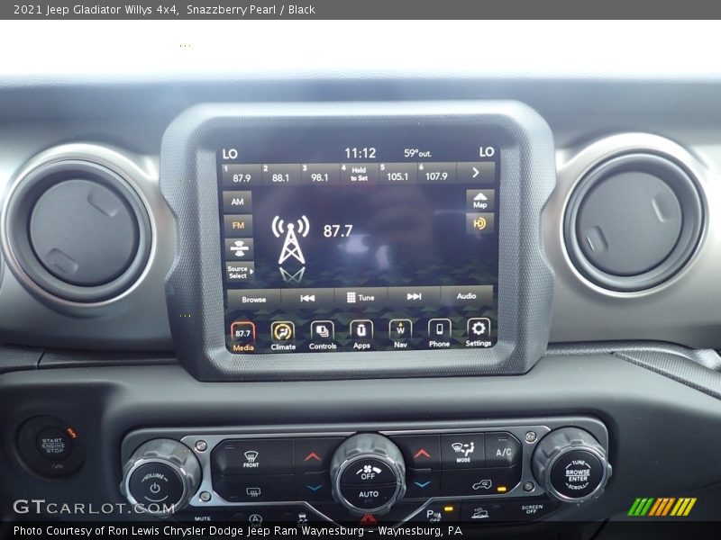 Snazzberry Pearl / Black 2021 Jeep Gladiator Willys 4x4