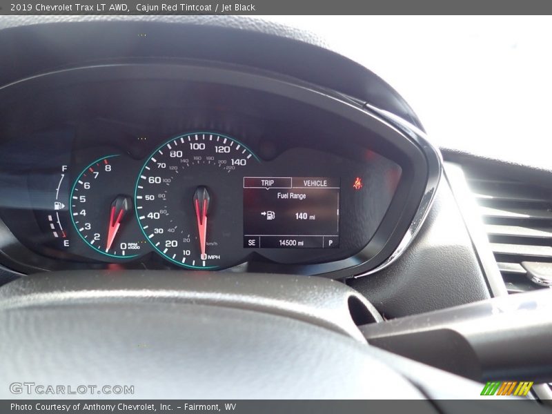 Cajun Red Tintcoat / Jet Black 2019 Chevrolet Trax LT AWD