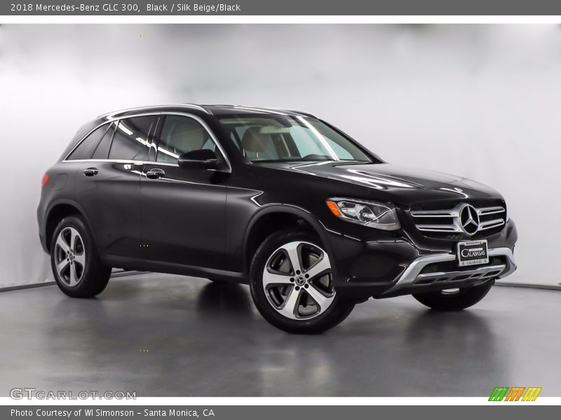 Black / Silk Beige/Black 2018 Mercedes-Benz GLC 300