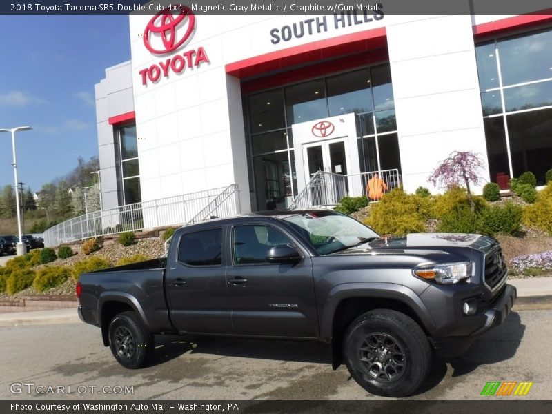 Magnetic Gray Metallic / Graphite w/Gun Metal 2018 Toyota Tacoma SR5 Double Cab 4x4