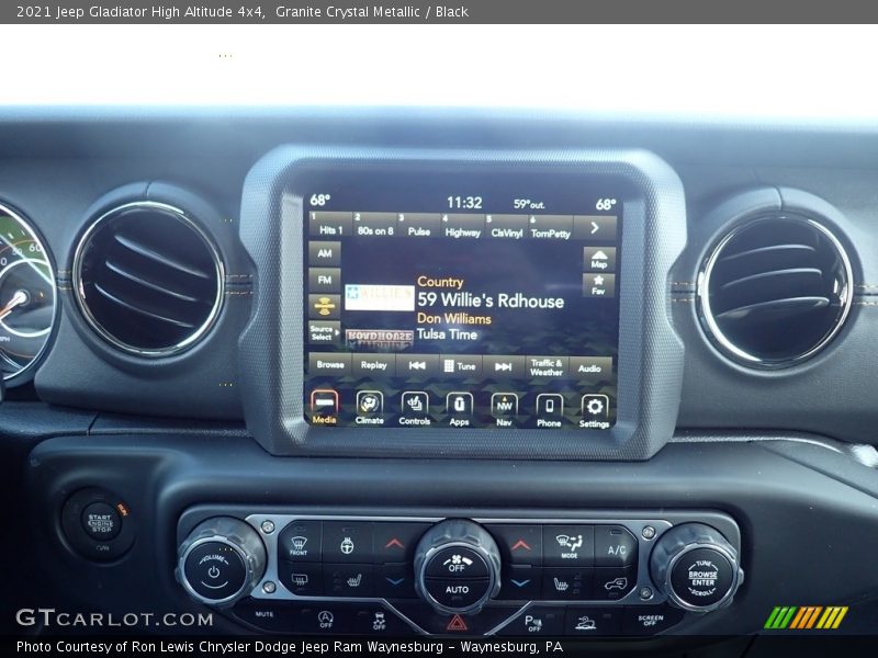 Granite Crystal Metallic / Black 2021 Jeep Gladiator High Altitude 4x4