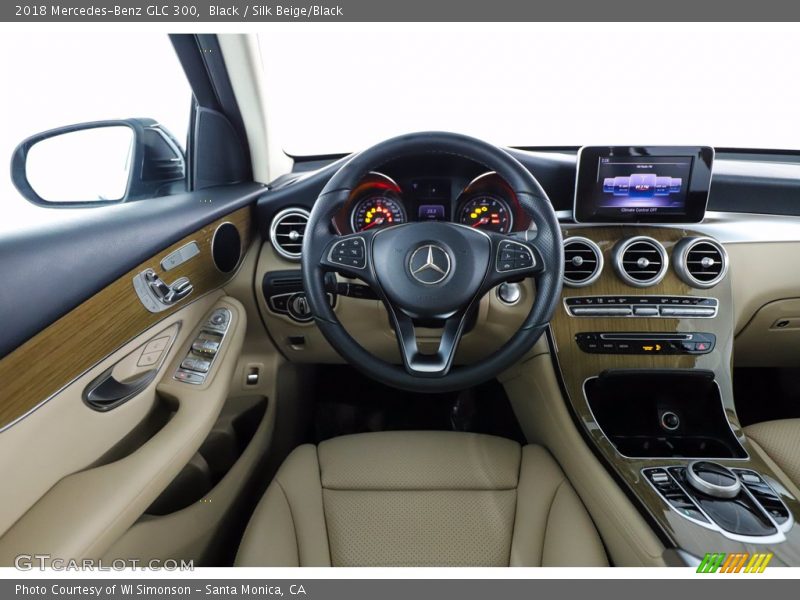 Black / Silk Beige/Black 2018 Mercedes-Benz GLC 300