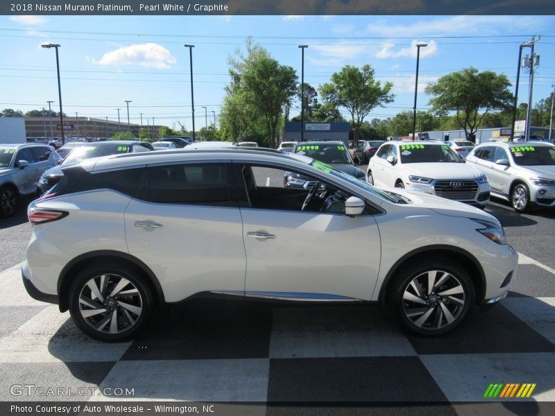 Pearl White / Graphite 2018 Nissan Murano Platinum