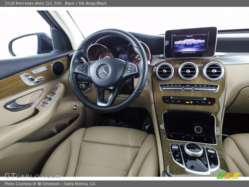 Black / Silk Beige/Black 2018 Mercedes-Benz GLC 300