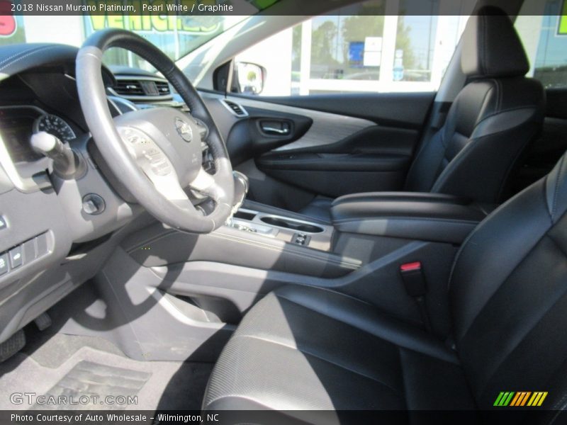Pearl White / Graphite 2018 Nissan Murano Platinum