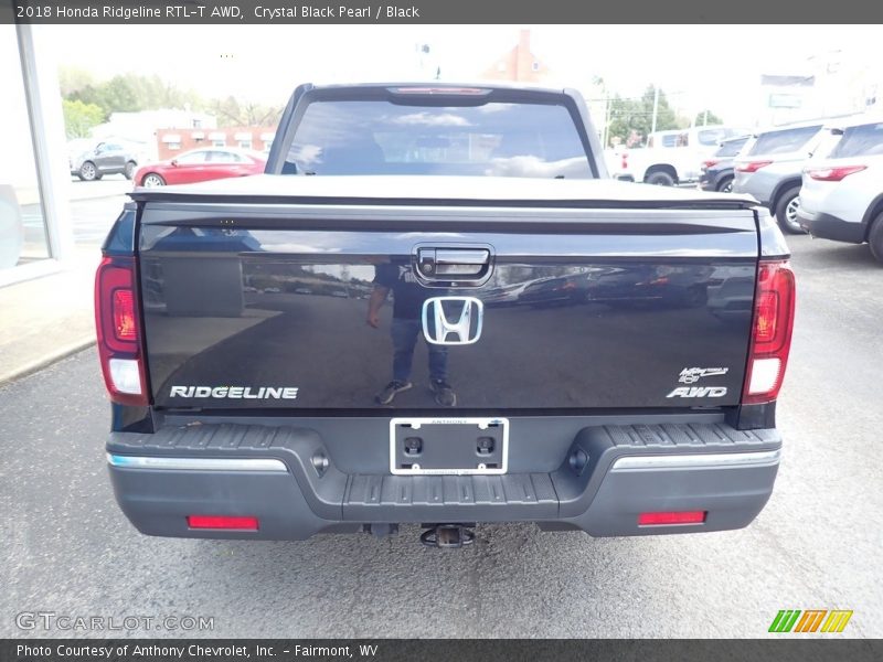 Crystal Black Pearl / Black 2018 Honda Ridgeline RTL-T AWD