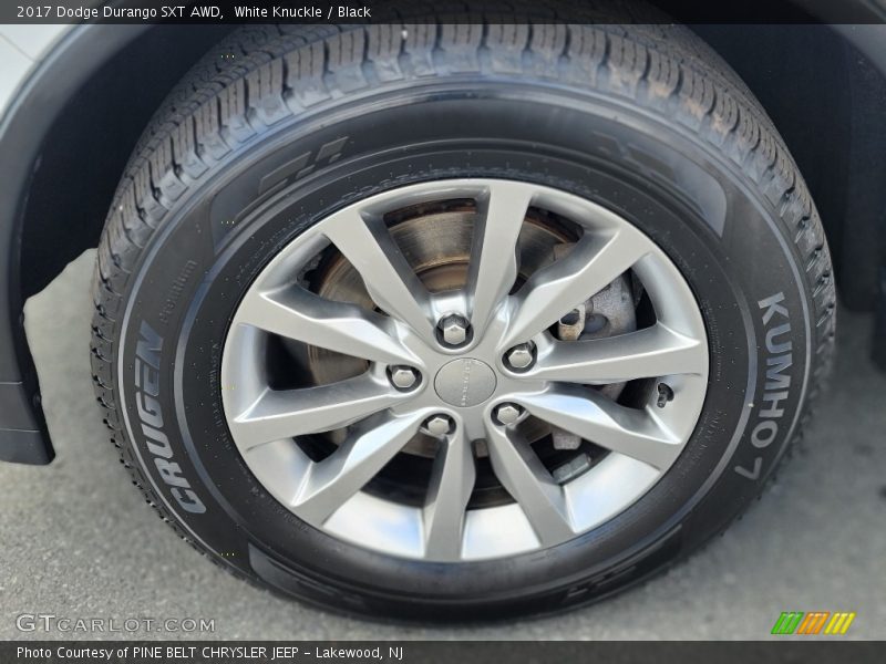 White Knuckle / Black 2017 Dodge Durango SXT AWD