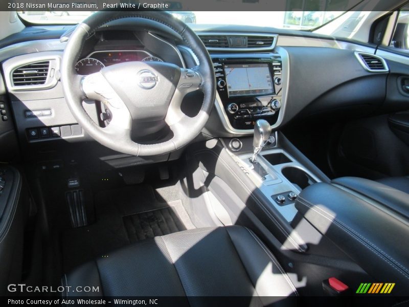 Pearl White / Graphite 2018 Nissan Murano Platinum