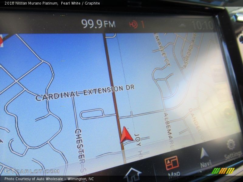Pearl White / Graphite 2018 Nissan Murano Platinum