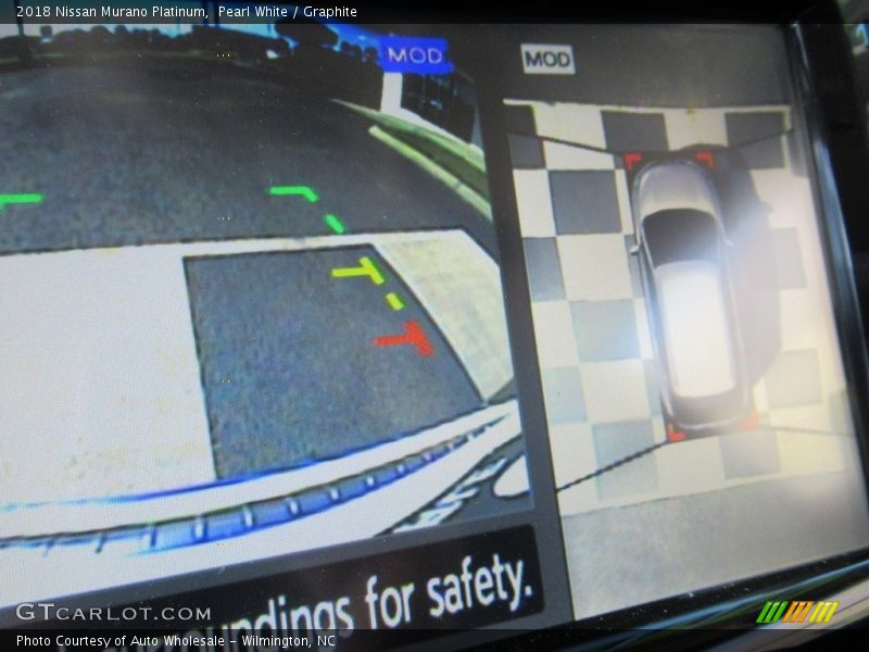 Pearl White / Graphite 2018 Nissan Murano Platinum