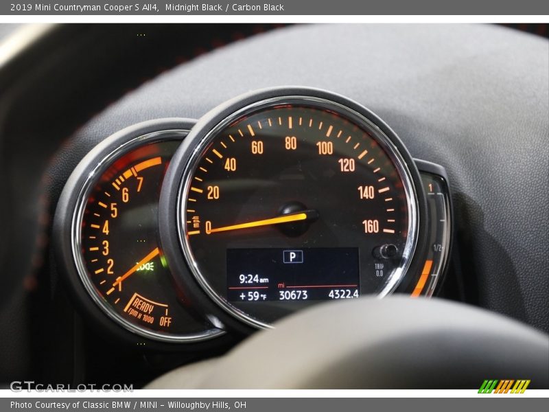Midnight Black / Carbon Black 2019 Mini Countryman Cooper S All4