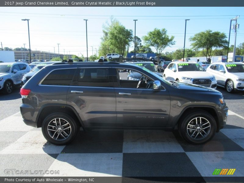 Granite Crystal Metallic / Black/Light Frost Beige 2017 Jeep Grand Cherokee Limited
