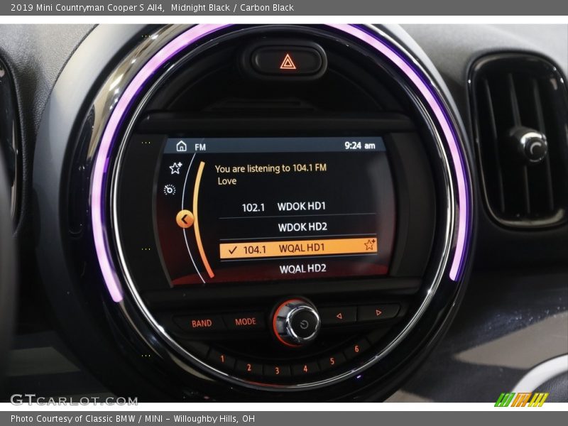 Midnight Black / Carbon Black 2019 Mini Countryman Cooper S All4