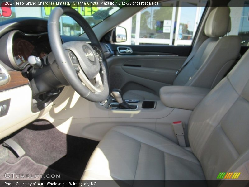 Granite Crystal Metallic / Black/Light Frost Beige 2017 Jeep Grand Cherokee Limited
