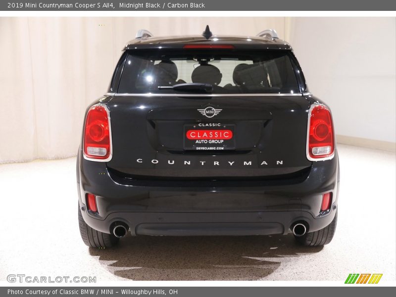 Midnight Black / Carbon Black 2019 Mini Countryman Cooper S All4