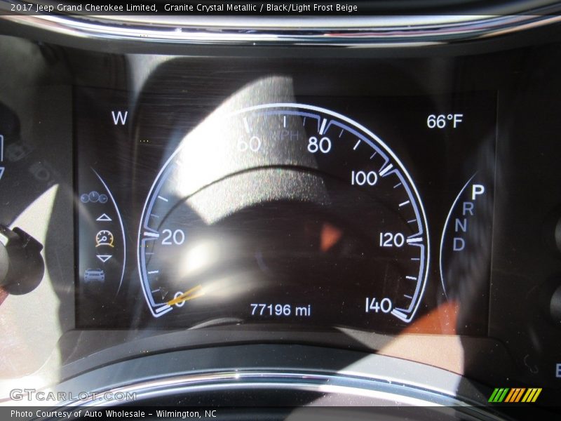 Granite Crystal Metallic / Black/Light Frost Beige 2017 Jeep Grand Cherokee Limited