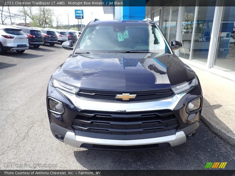 Midnight Blue Metallic / Jet Black 2021 Chevrolet TrailBlazer LT AWD