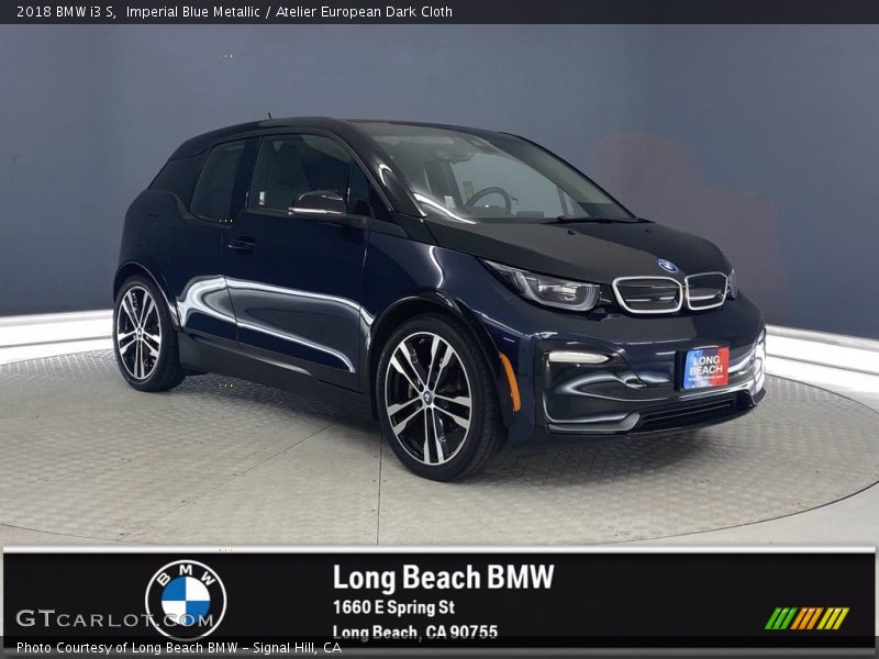 Imperial Blue Metallic / Atelier European Dark Cloth 2018 BMW i3 S