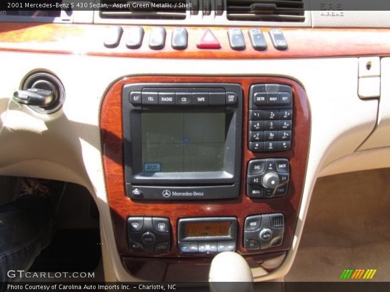 Aspen Green Metallic / Shell 2001 Mercedes-Benz S 430 Sedan