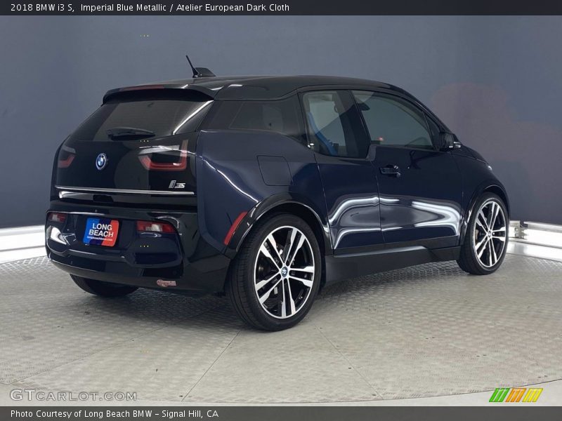 Imperial Blue Metallic / Atelier European Dark Cloth 2018 BMW i3 S