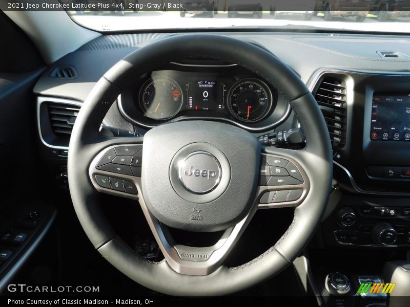 Sting-Gray / Black 2021 Jeep Cherokee Latitude Plus 4x4