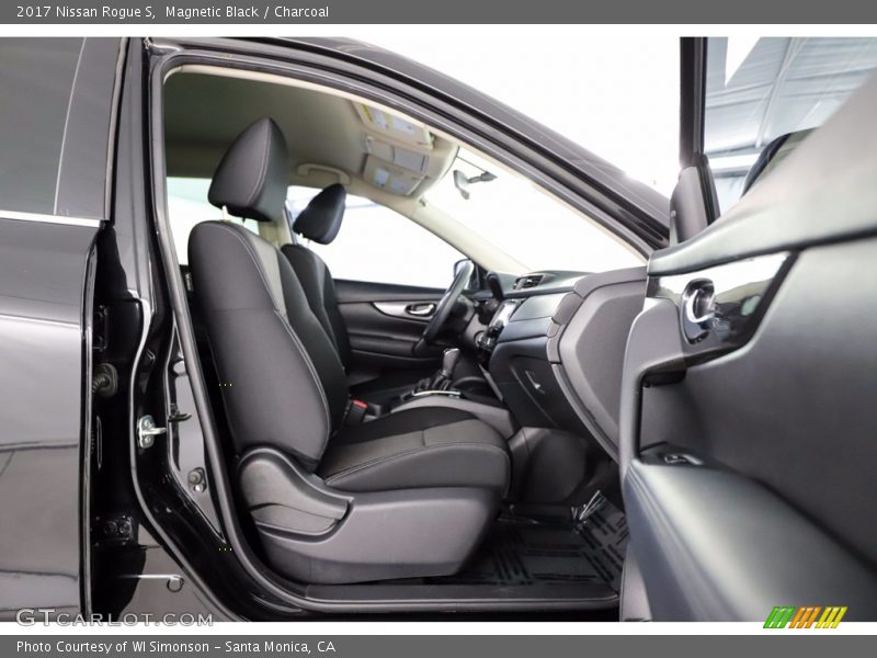 Front Seat of 2017 Rogue S