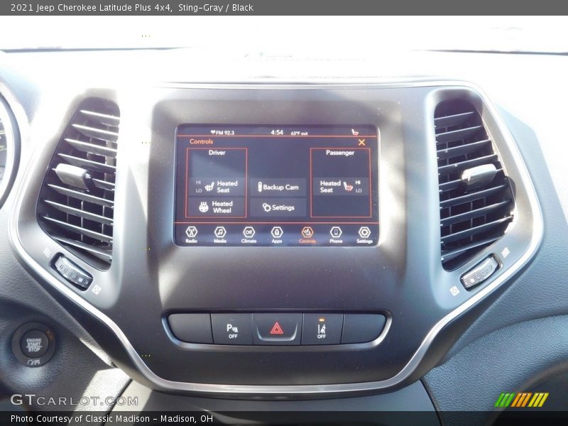 Sting-Gray / Black 2021 Jeep Cherokee Latitude Plus 4x4