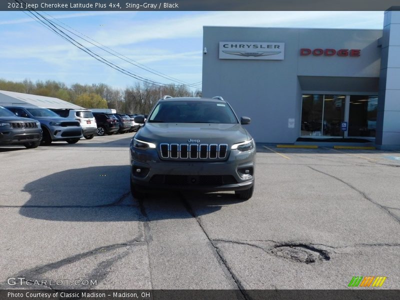 Sting-Gray / Black 2021 Jeep Cherokee Latitude Plus 4x4