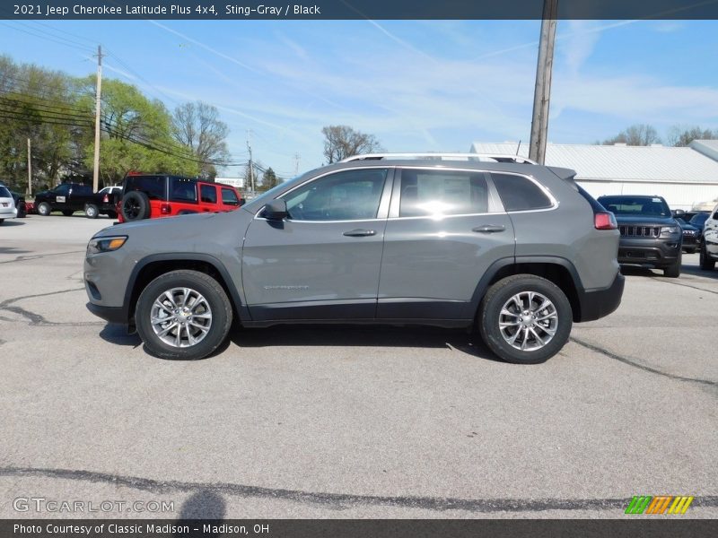Sting-Gray / Black 2021 Jeep Cherokee Latitude Plus 4x4