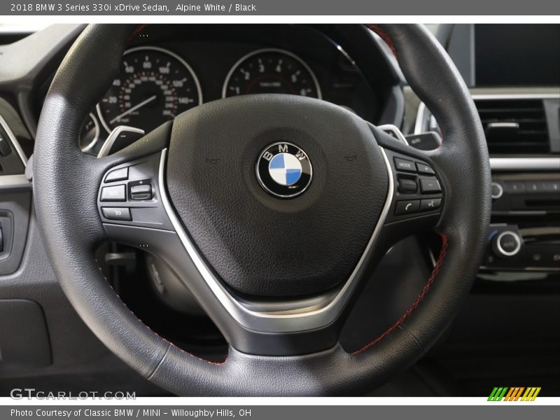 Alpine White / Black 2018 BMW 3 Series 330i xDrive Sedan