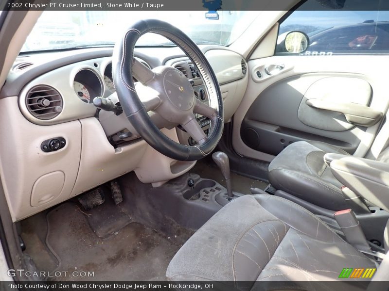 Stone White / Taupe 2002 Chrysler PT Cruiser Limited