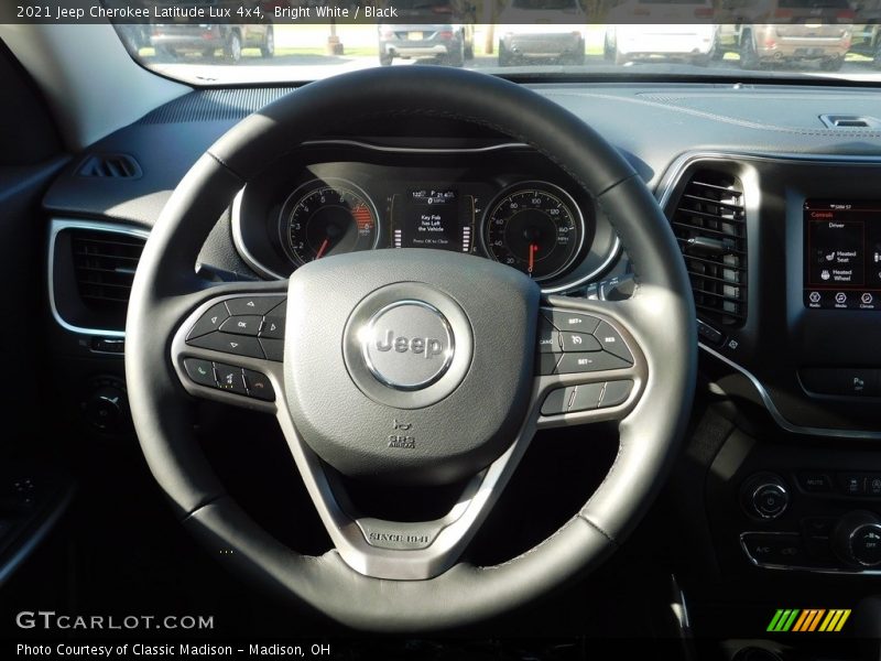 Bright White / Black 2021 Jeep Cherokee Latitude Lux 4x4