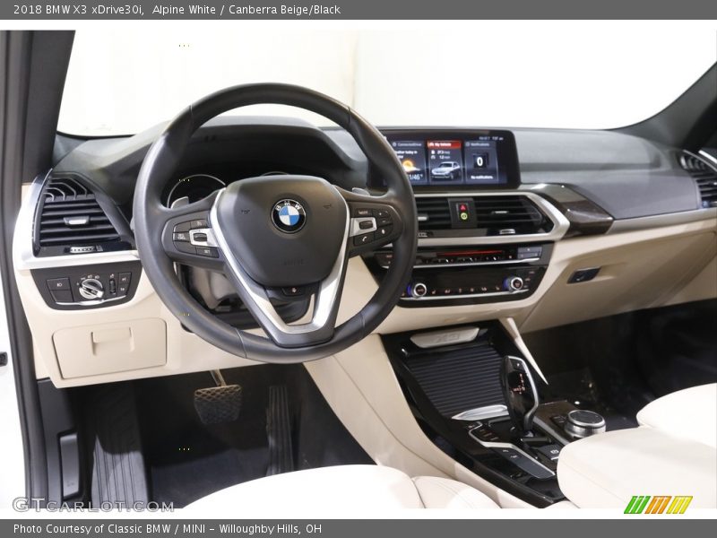 Alpine White / Canberra Beige/Black 2018 BMW X3 xDrive30i
