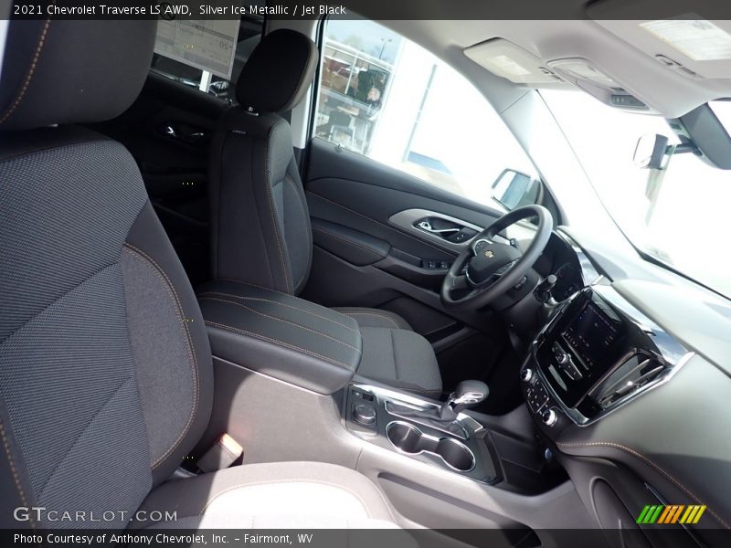 Silver Ice Metallic / Jet Black 2021 Chevrolet Traverse LS AWD
