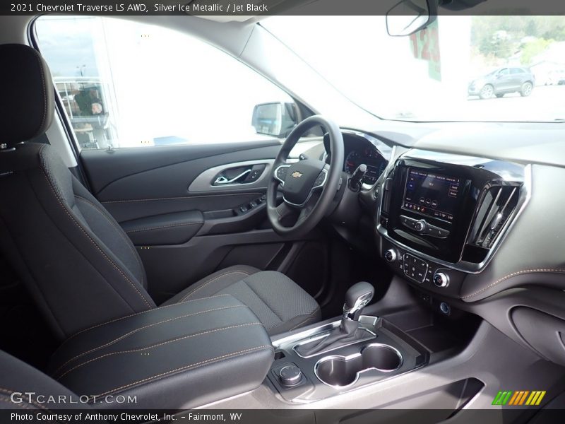 Silver Ice Metallic / Jet Black 2021 Chevrolet Traverse LS AWD