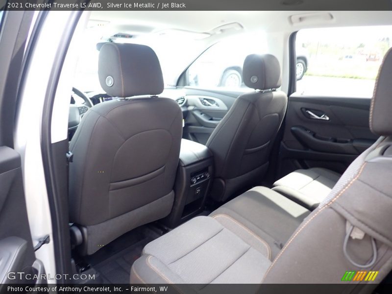 Silver Ice Metallic / Jet Black 2021 Chevrolet Traverse LS AWD