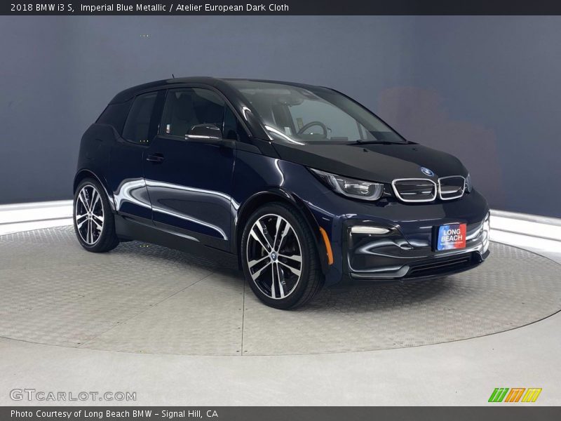 Imperial Blue Metallic / Atelier European Dark Cloth 2018 BMW i3 S