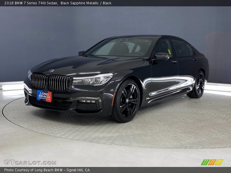 Black Sapphire Metallic / Black 2018 BMW 7 Series 740i Sedan