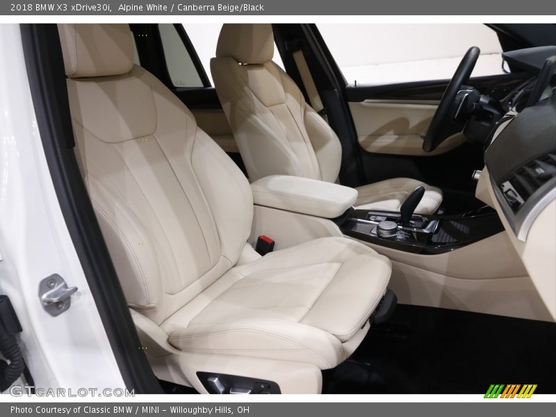 Alpine White / Canberra Beige/Black 2018 BMW X3 xDrive30i