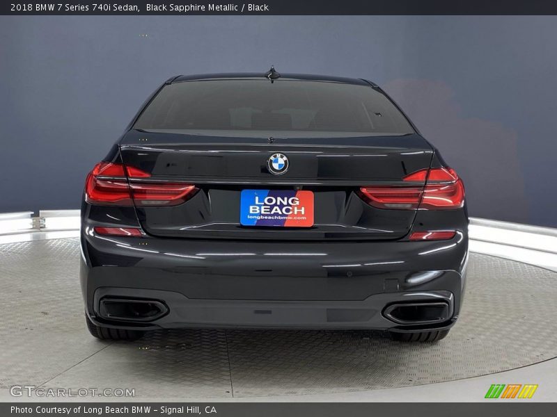 Black Sapphire Metallic / Black 2018 BMW 7 Series 740i Sedan